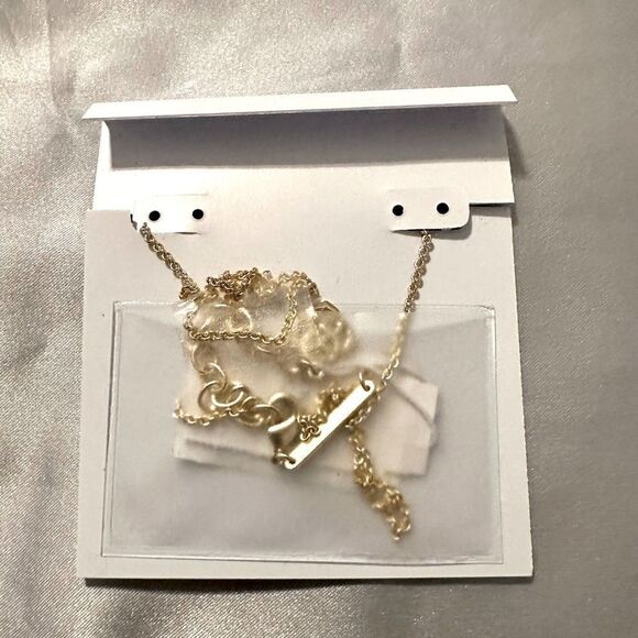 Kendra Scott Dollie Gold with Silver Pendant Necklace - Picture 5 of 7